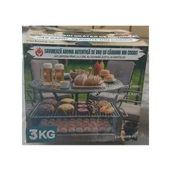 Cărbuni cocos brichete: cutia de 3 kg