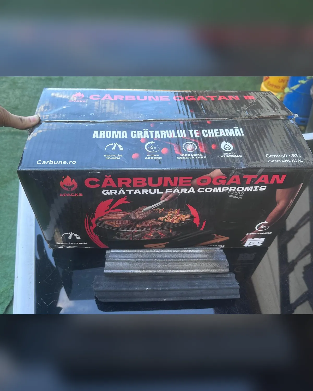 Cărbuni brichetați hexagonali Ogatan 10 kg